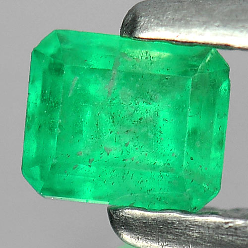0.26 Ct. Attractive Natural Gemstone Green Emerald Octagon Cut Unheated
