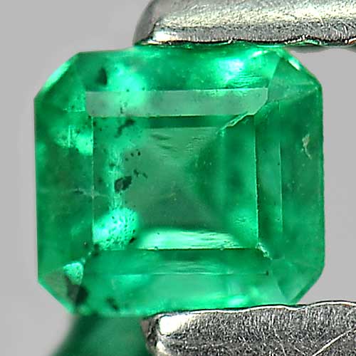 0.26 Ct. Octagon Shape Natural Gemstone Green Emerald