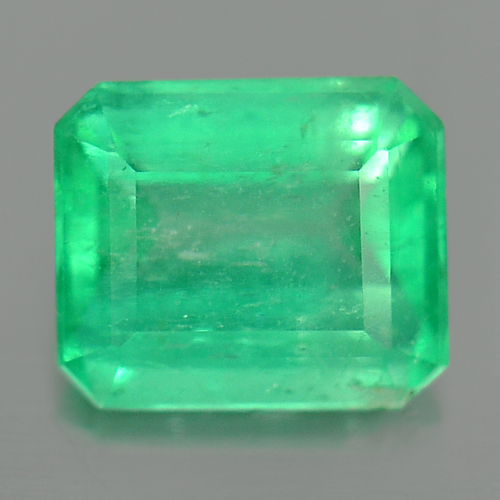 0.58 Ct. Octagon Shape Natural Gem Green Emerald
