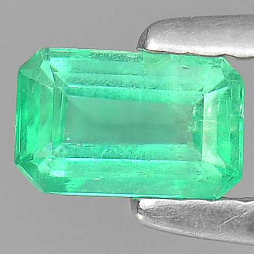 0.40 Ct. Octagon Shapr Natural Gemstone Green Emerald
