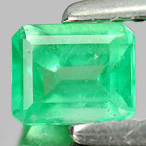 0.43 Ct. Octagon Shape Natural Gemstone Green Emerald Unheated