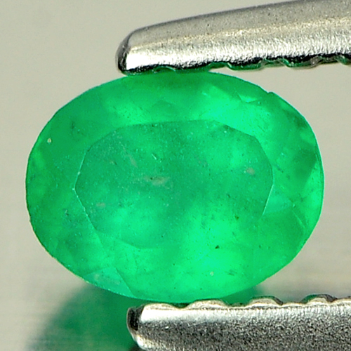 0.23 Ct. Natural Green Emerald Gemstone Oval Shape Unheated