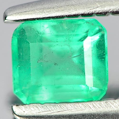 0.29 Ct. Octagon Shape Natural Gemstone Green Emerald Unheated