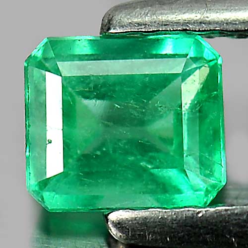 0.48 Ct. Octagon Shape Natural Gemstone Green Emerald Unheated