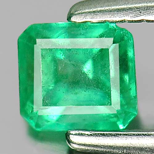 0.25 Ct. Octagon Shape Natural Gemstone Green Emerald Unheated