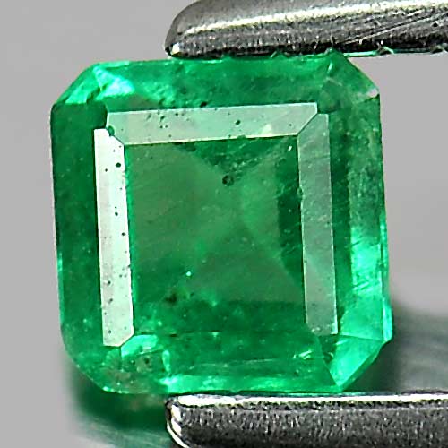 0.22 Ct. Octagon Shape Natural Gemstone Green Emerald Unheated