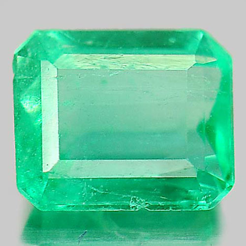 0.29 Ct. Attractive Octagon Cut Natural Green Emerald Gemstone Unheated