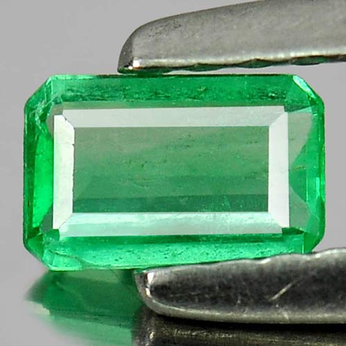 0.21 Ct. Octagon Shape Natural Green Emerald Gem Unheated