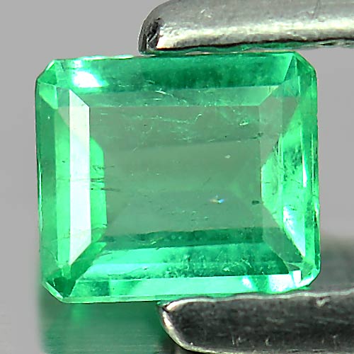 0.26 Ct. Attractive Octagon Natural Gemstone Green Emerald Unheated