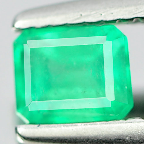 0.26 Ct. Octagon Shape Natural Green Emerald Gemstone