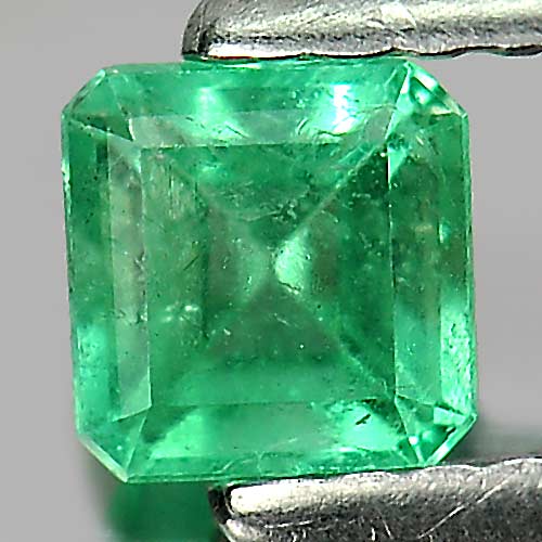 0.39 Ct. Octagon Shape Natural Gemstone Green Emerald Unheated