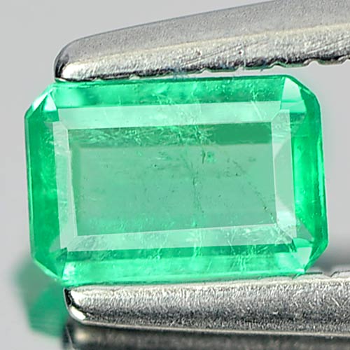 0.24 Ct. Natural Gemstone Green Emerald Octagon Shape Unheated