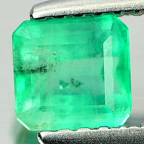 0.62 Ct. Natural Gemstone Green Emerald Octagon Shape Unheated