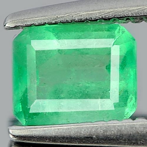 0.49 Ct. Octagon Shape Natural Gemstone Green Emerald Unheated
