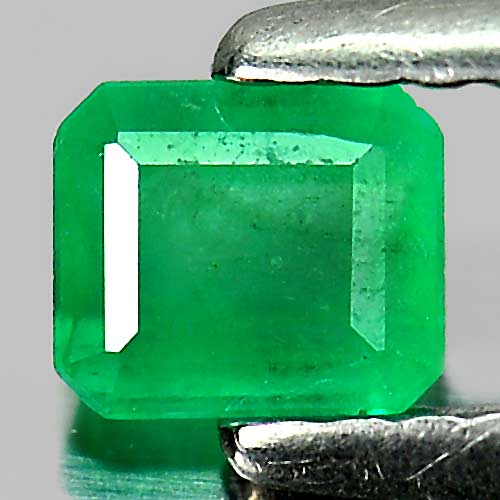 0.38 Ct. Octagon Shape Natural Gemstone Green Emerald Unheated