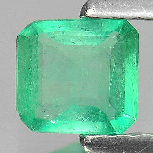 0.30 Ct. Octagon Shape Natural Gemstone Green Emerald