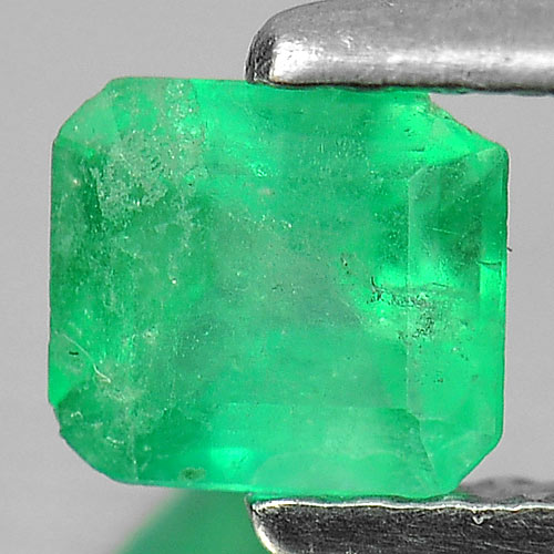 0.45 Ct. Natural Gemstone Green Emerald Octagon Cut Unheated
