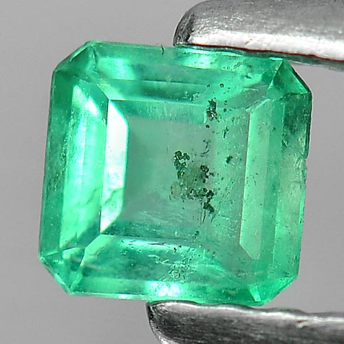 0.27 Ct. Octagon Shape Natural Gemstone Green Emerald Unheated