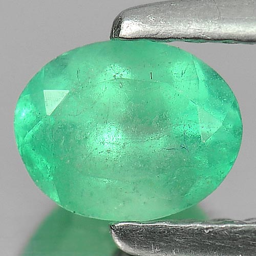 0.50 Ct. Oval Shape Natural Gemstone Green Emerald Unheated