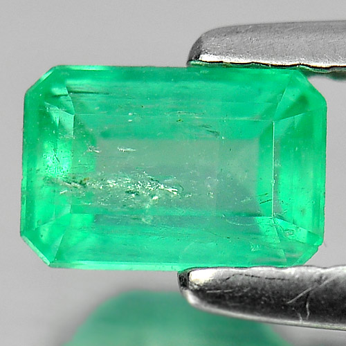 0.60 Ct. Octagon Shape Natural Gemstone Green Emerald Unheated