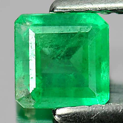 0.60 Ct. Octagon Shape Natural Gem Green Emerald Unheated