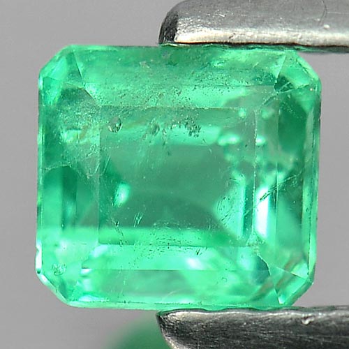 0.48 Ct. Natural Gemstone Green Emerald Octagon Shape Unheated