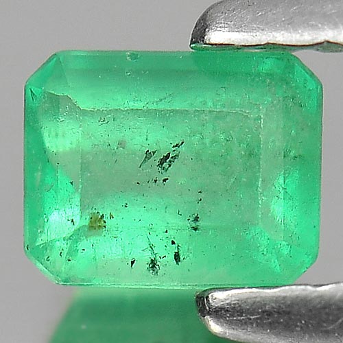 0.41 Ct. Octagon Shape Natural Green Emerald Gemstone