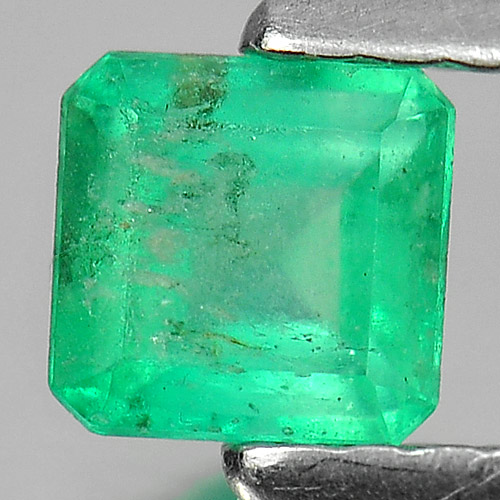 0.36 Ct. Octagon Shape Natural Gemstone Green Emerald Unheated