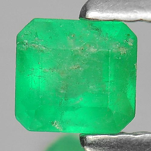 0.36 Ct. Octagon Shape Natural Gemstone Green Emerald Unheated