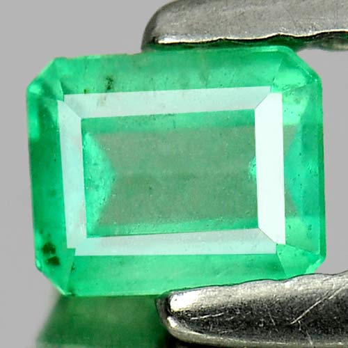 0.38 Ct. Natural Green Emerald Gemstone Octagon Shape Unheated