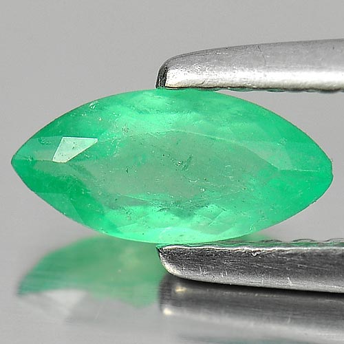 0.49 Ct. Marquise Shape Natural Gem Green Emerald Unheated