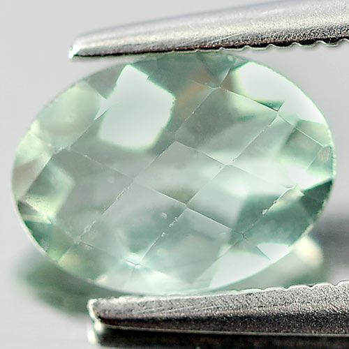 1.20 Ct. Calibrate Size Oval Natural Green Flourite Unheated