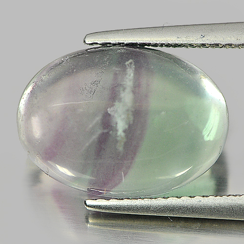 7.28 Ct. Oval Cabochon Natural Fluorite Unheated Gemstone From Brazil
