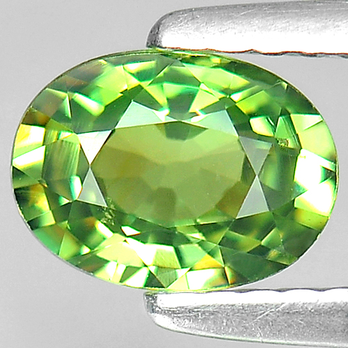 Natural Gemstone 0.98 Ct. Green Demantoid Garnet