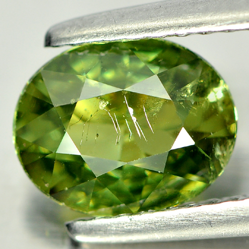 1.42 Ct. Oval Shape Natural Green Demantoid Garnet Gems