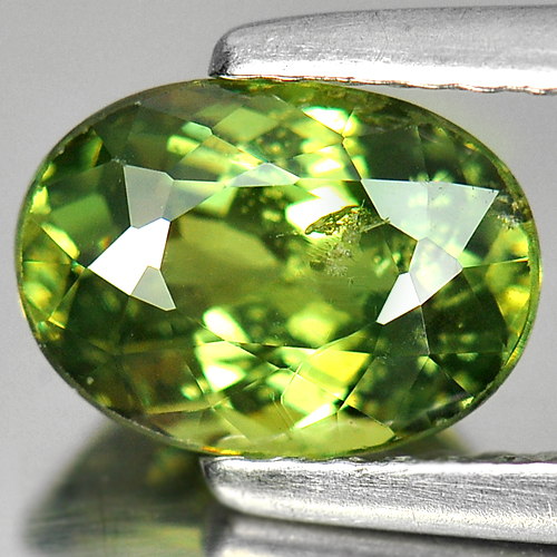 1.62 Ct. Oval Shape Natural Green Demantoid Garnet Gems