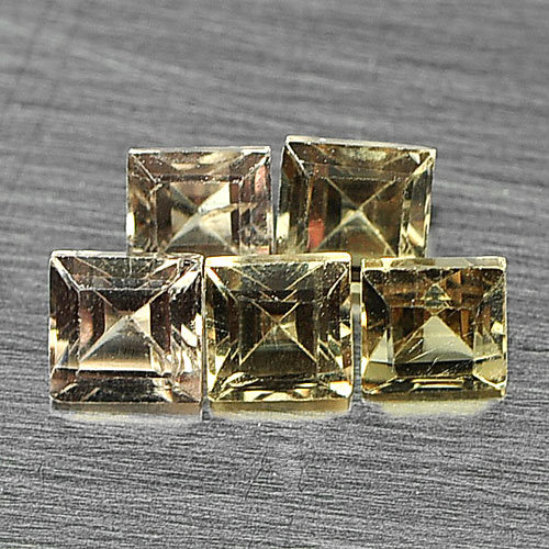 1.12 Ct. 5 Pcs. Square Shape Natural Gems Color Change Garnet