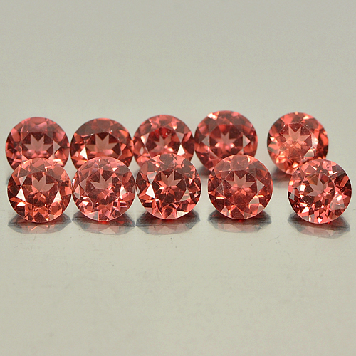 2.00 Ct. 10 Pcs. Natural Purplish Red Rhodolite Garnet Gemstones Unheated