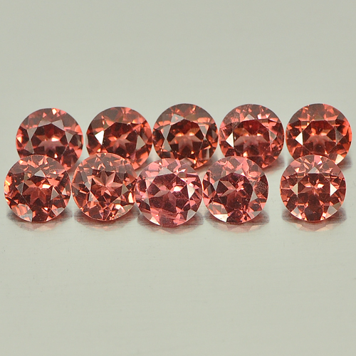 1.85 Ct. 10 Pcs. Natural Purplish Pink Rhodolite Garnet Gemstones Unheated