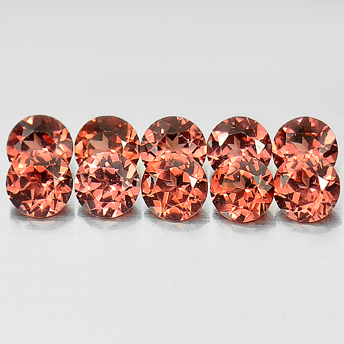 1.93 Ct. 10 Pcs. Natural Purplish Pink Rhodolite Garnet Gemstones Unheated