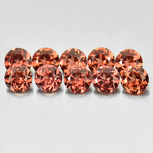 1.97 Ct. 10 Pcs. Natural Purplish Pink Rhodolite Garnet Gemstones Unheated