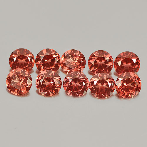 1.92 Ct. 10 Pcs. Natural Purplish Pink Rhodolite Garnet Gemstones Unheated