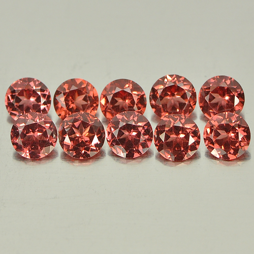 1.87 Ct. 10 Pcs. Natural Purplish Pink Rhodolite Garnet Gemstones Unheated