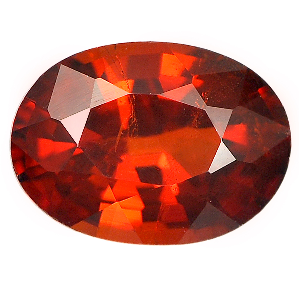1.07 Ct. Oval Shape Natural Gemstone Reddish Orange Spessartine Garnet Unheated