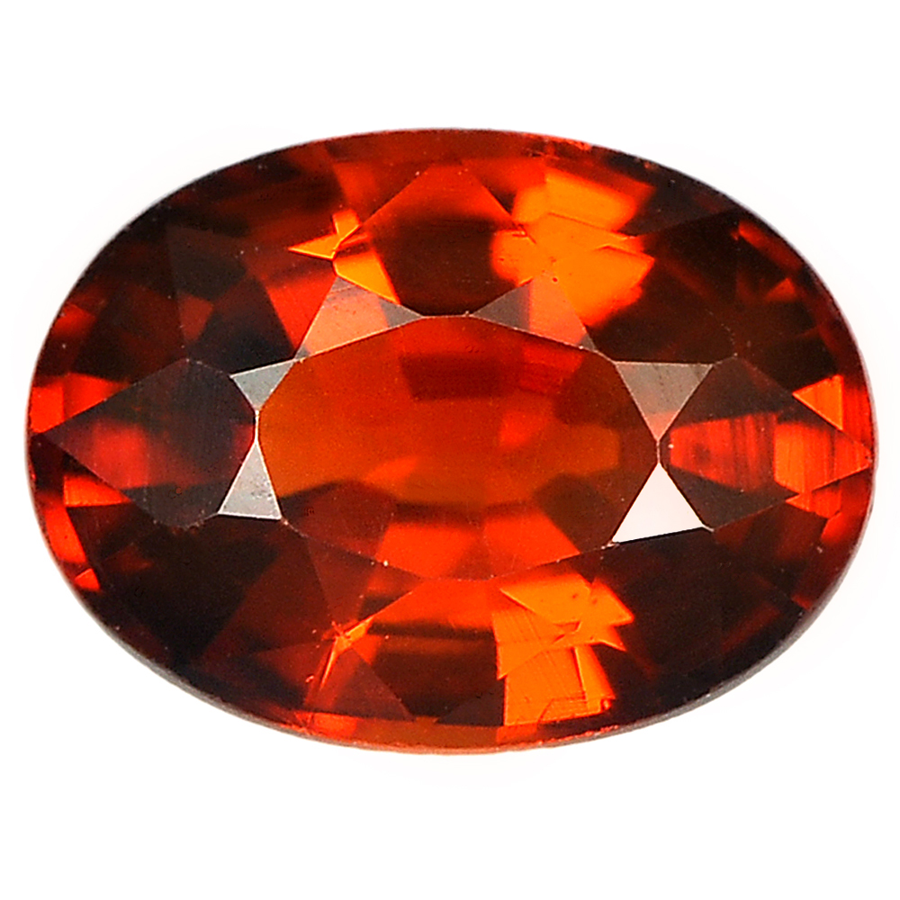 1.08 Ct. Oval Shape Natural Gemstone Reddish Orange Spessartine Garnet Unheated