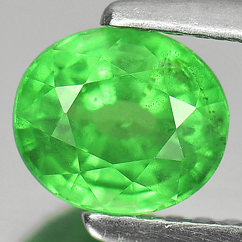 Natural Gemstone 1.18 Ct. Oval Shape Green Tsavorite Garnet