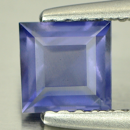 0.51 Ct. Natural Violet Blue Iolite Gem Square Shape