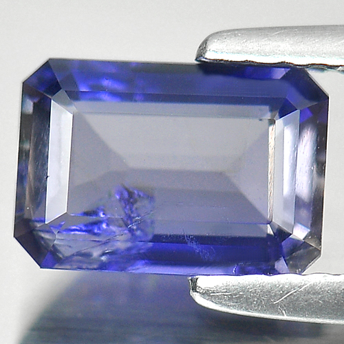 1.11 Ct. Natural Gemstone Violet Blue Iolite Octagon Cut Unheated