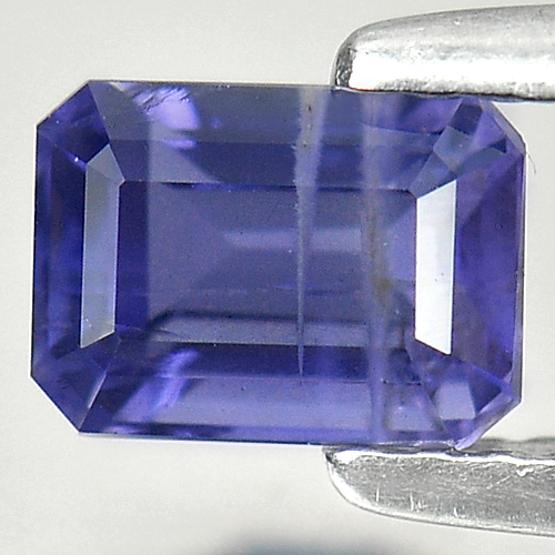 0.78 Ct. Natural Violet Blue Iolite Gemstone Octagon Shape Madagascar