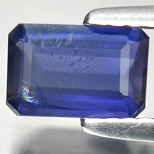 0.71 Ct. Natural Gemstone Violet Blue Iolite Octagon Shape Unheated